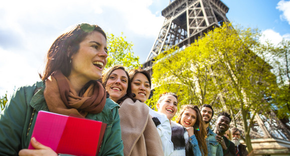 School trip in Paris - Outdoor lessons - Tour Eiffel