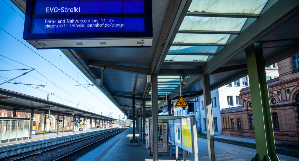 Warnstreiks im Schienenverkehr - Schwerin