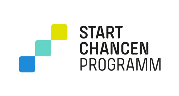 Logo mit Aufschrift "Startchancen-Programm"