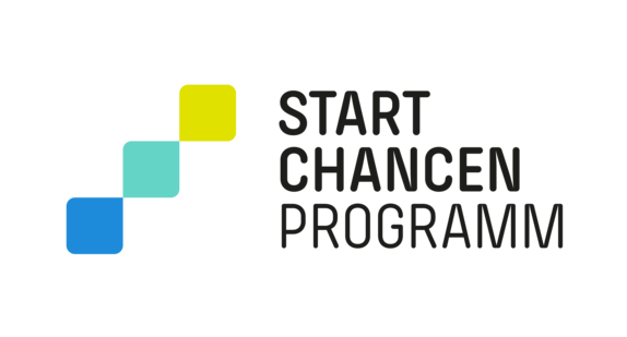 Logo mit Aufschrift "Startchancen-Programm"