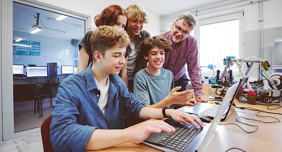 Schüler lernen Programmieren
