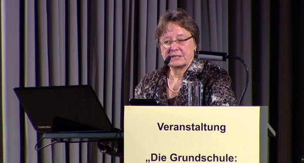 Schule "Die Grundschule" Vortrag Prof. Dr. Rosemarie Tracy