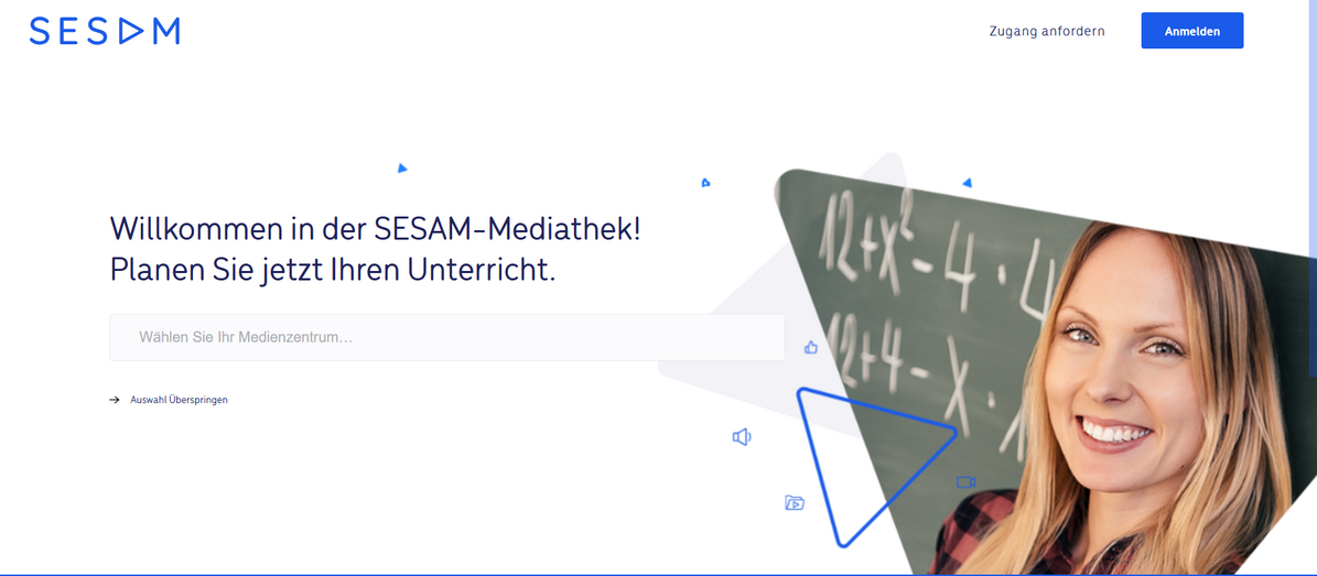 Ein screenshot mit rechts unten ein Bild einer blonden Frau. 