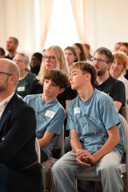 Schüler im Publikum