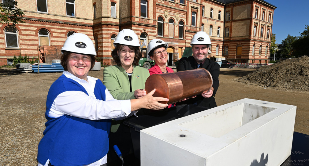 Baufeier am 25.09. in Bad Saulgau MINT-Exzellenzgymnasium Schützenstraße