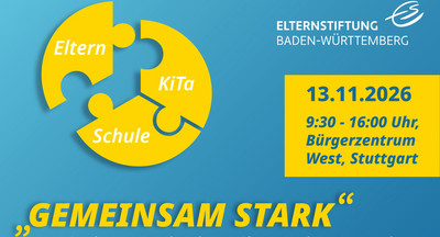 Thementag der Elternstiftung Baden-W&uuml;rttemberg 