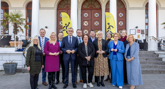 Gruppenfoto der Mitglieder der Sportministerkonferenz