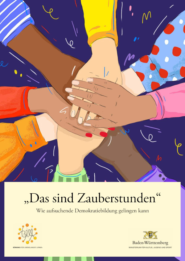 Titelseite Brosch&uuml;re Aufsuchende Demokratiebildung
